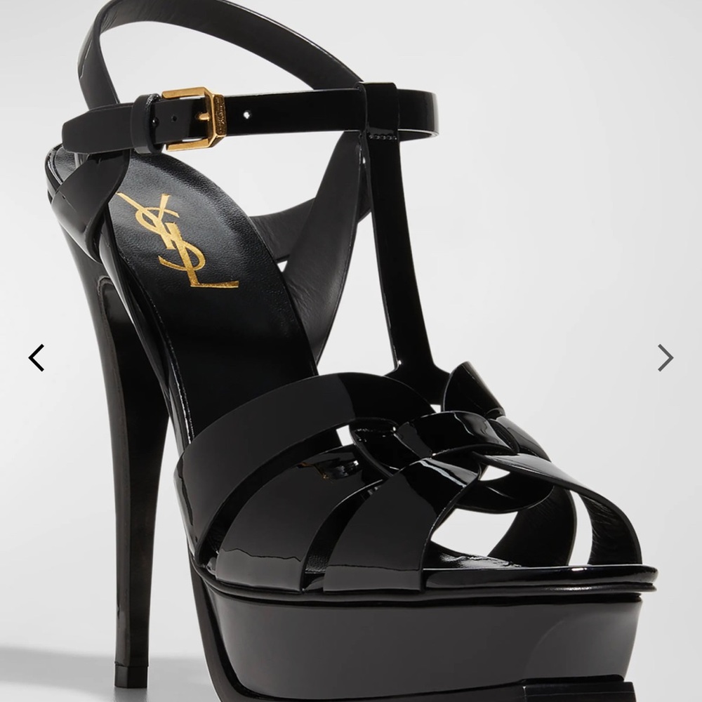 YSL  Patent leather Tribute , gently worn
